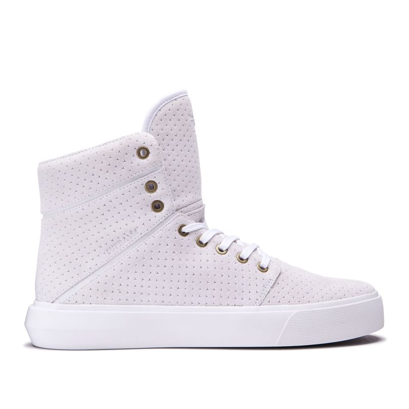 Supra Camino High Top Schuhe Damen - Weiß CIT55262